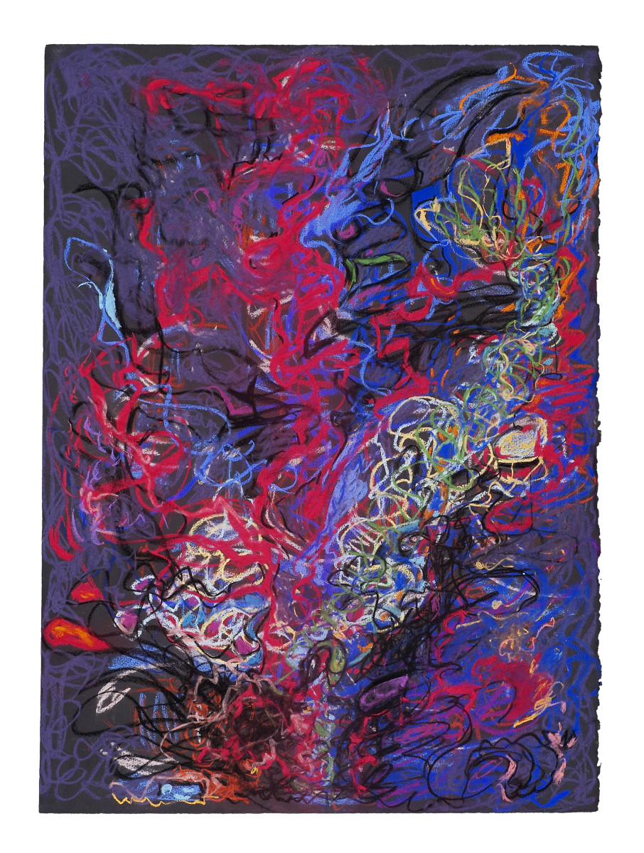 Abstract Violet by Ginny Sykes 