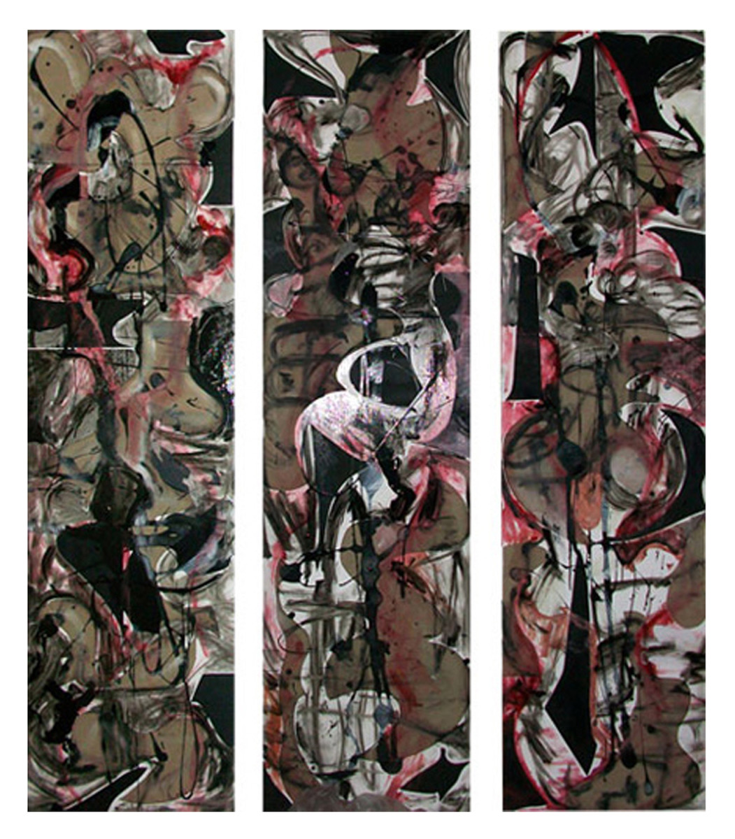 Large Triptych by Ginny Sykes 