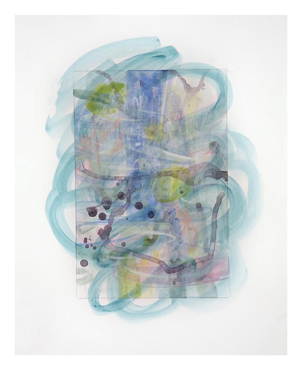 Untitled Aqua (01/16/13, #1) by Ginny Sykes 