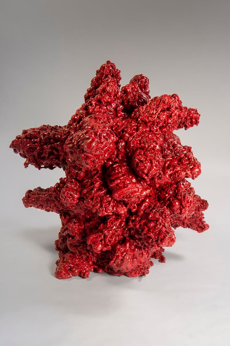 Sculpture #5 Lactate Red by Ginny Sykes 