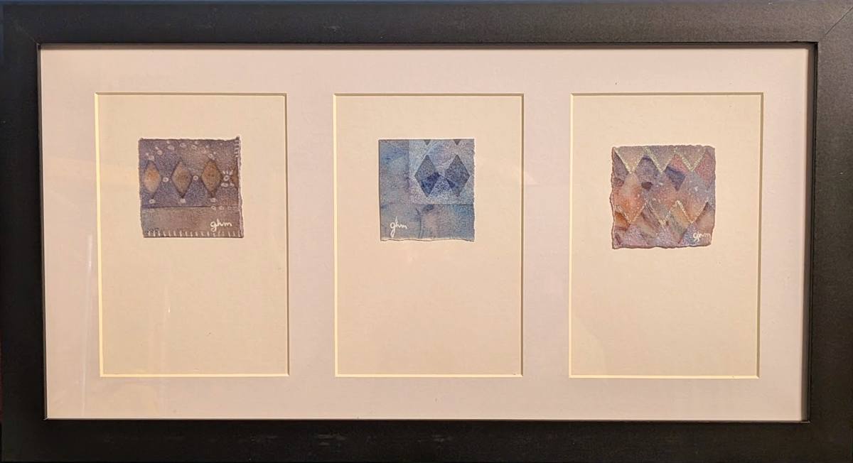 Small Triptych: Circus Time by Gwen Meharg 