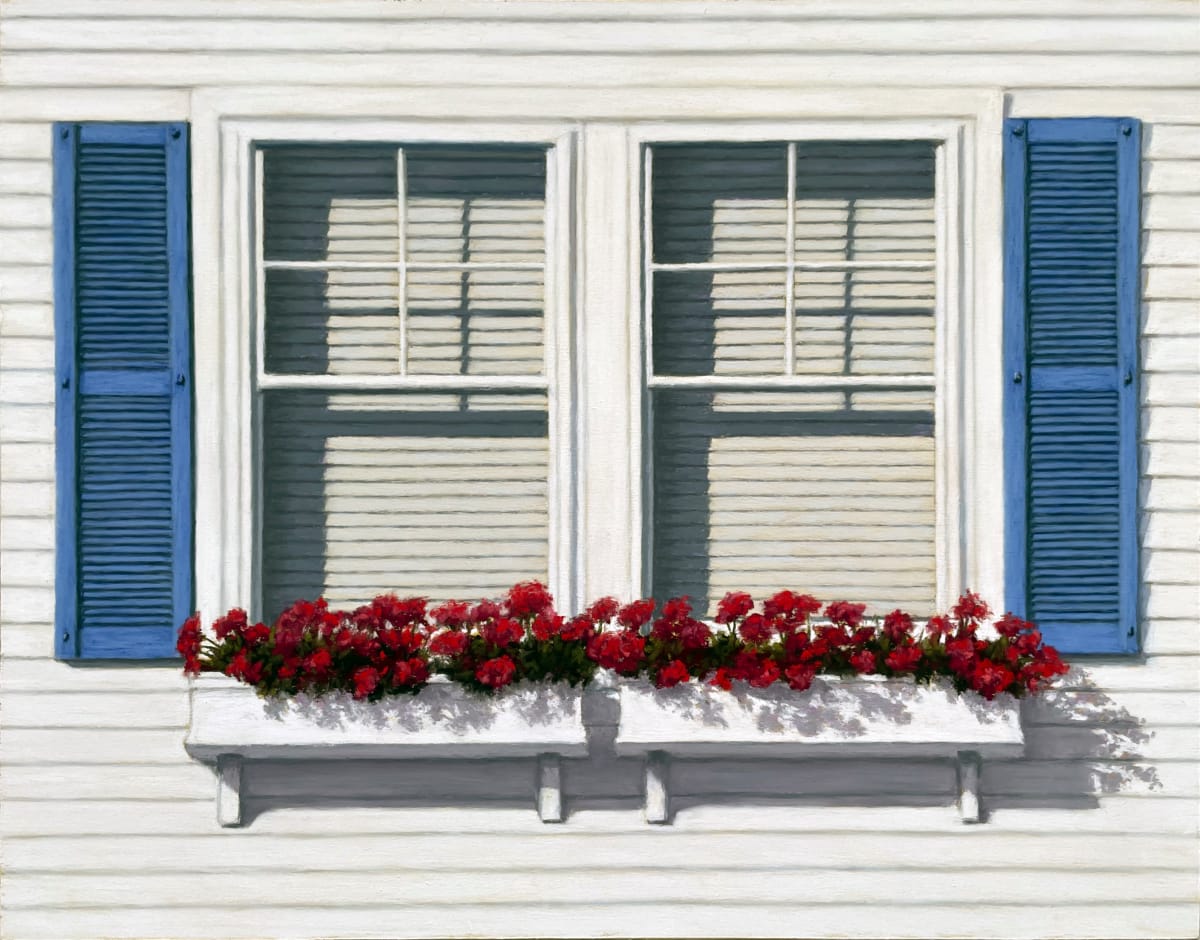 Blue Shutters by Lisa Cunningham 