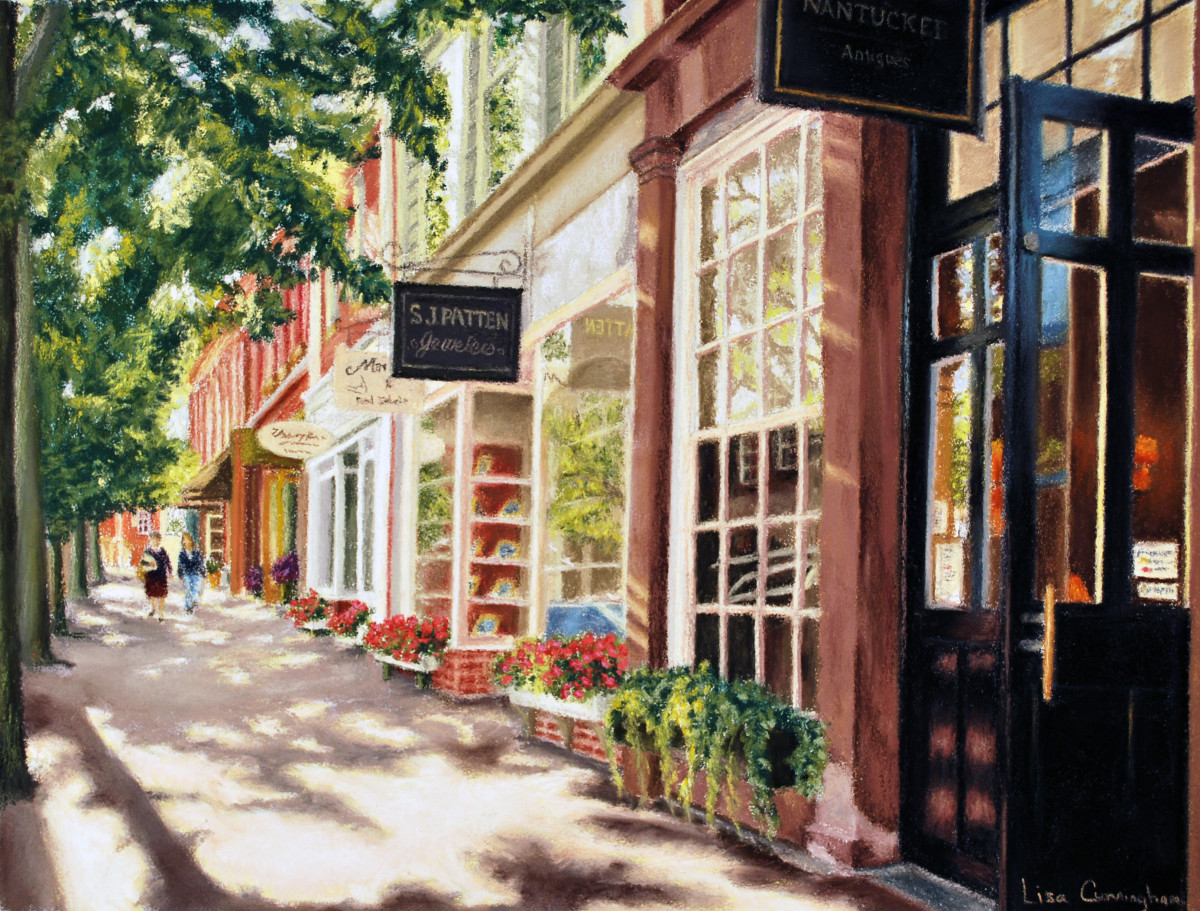 Main Street Nantucket by Lisa Cunningham 