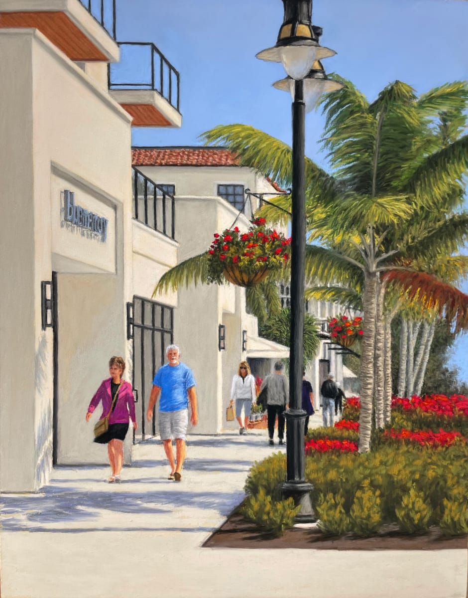 Shopping on 5th Ave by Lisa Cunningham 