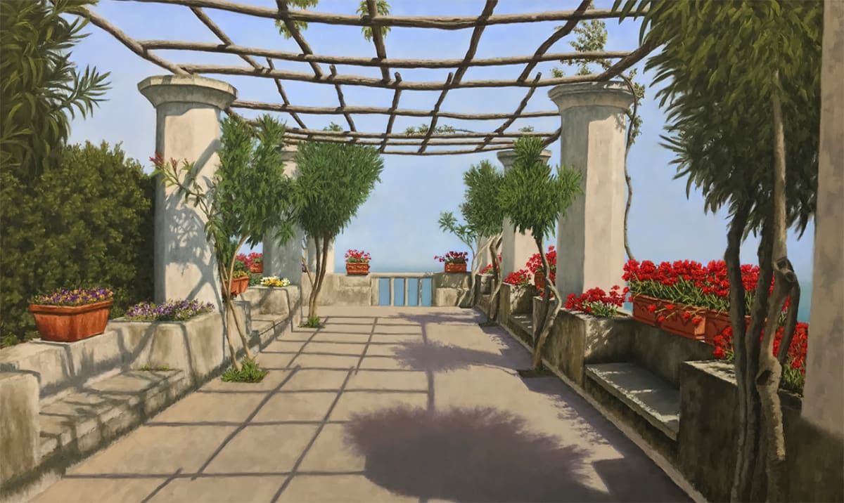 The Gardens of Villa Rufolo by Lisa Cunningham 