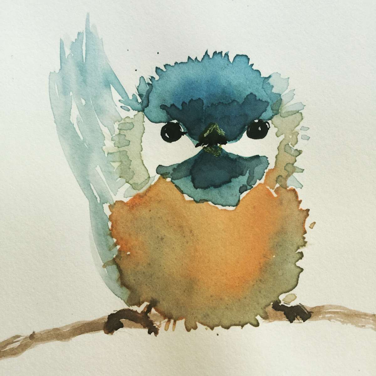Robin Bird Sketch by Robin Moore, Image 1.