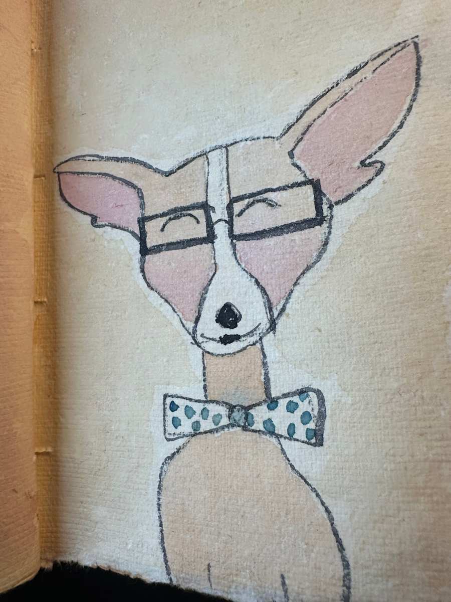 Smug Chihuahua Sketch by Robin Moore, Image 1.