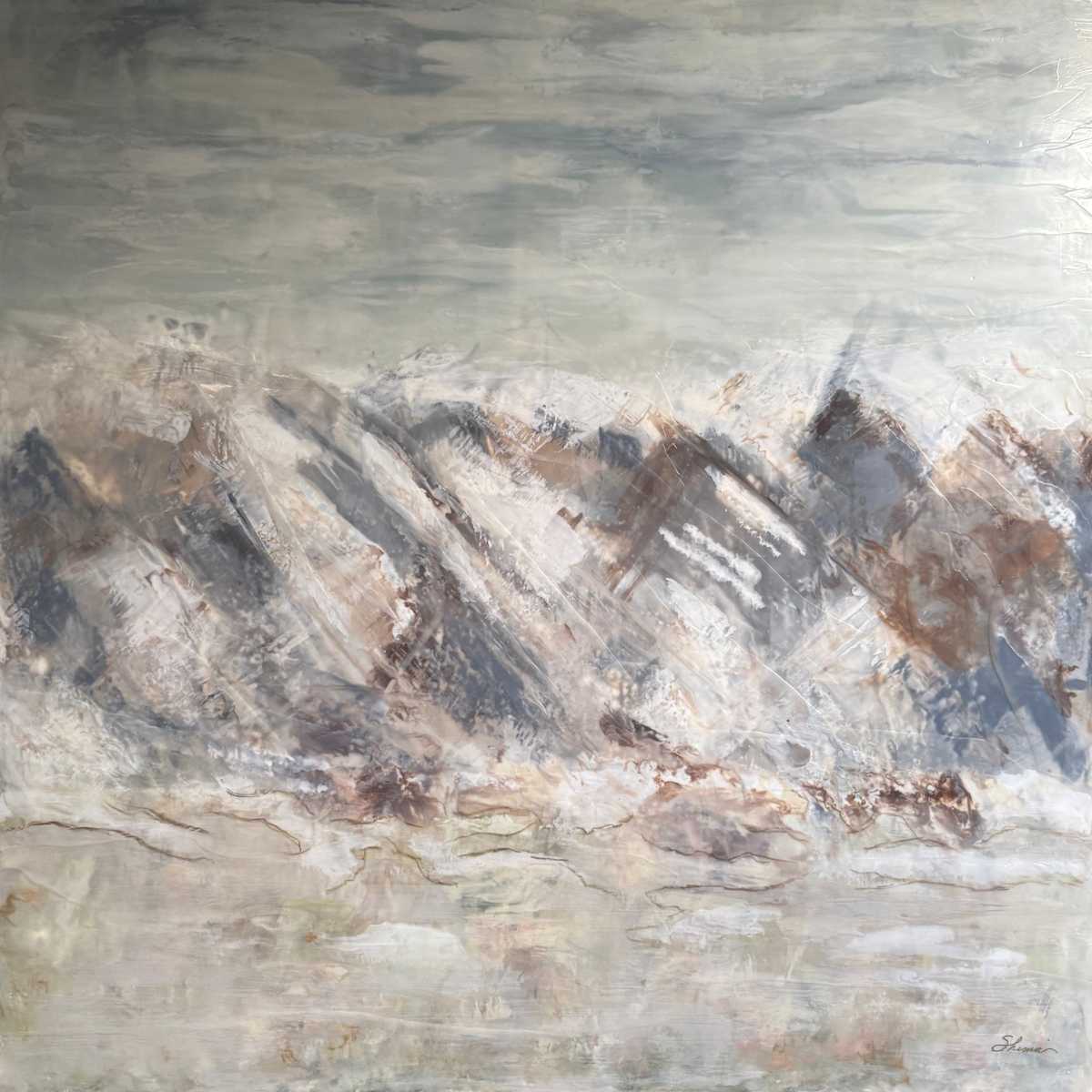 Glacial Mist by Shima Shanti  Image: The majesty of Mother Gaia shrouded in glacial mist. I blink, and I blink to bring to focus what I see, only to realize Nature reveals itself only to those with eyes to see. 