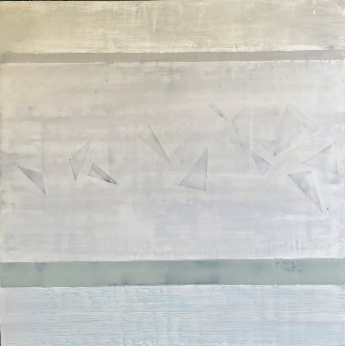Pieces of the Whole by Shima Shanti  Image: Hard lines, sharp angles, soft hue. The deeper my gaze the more questions are raised.  