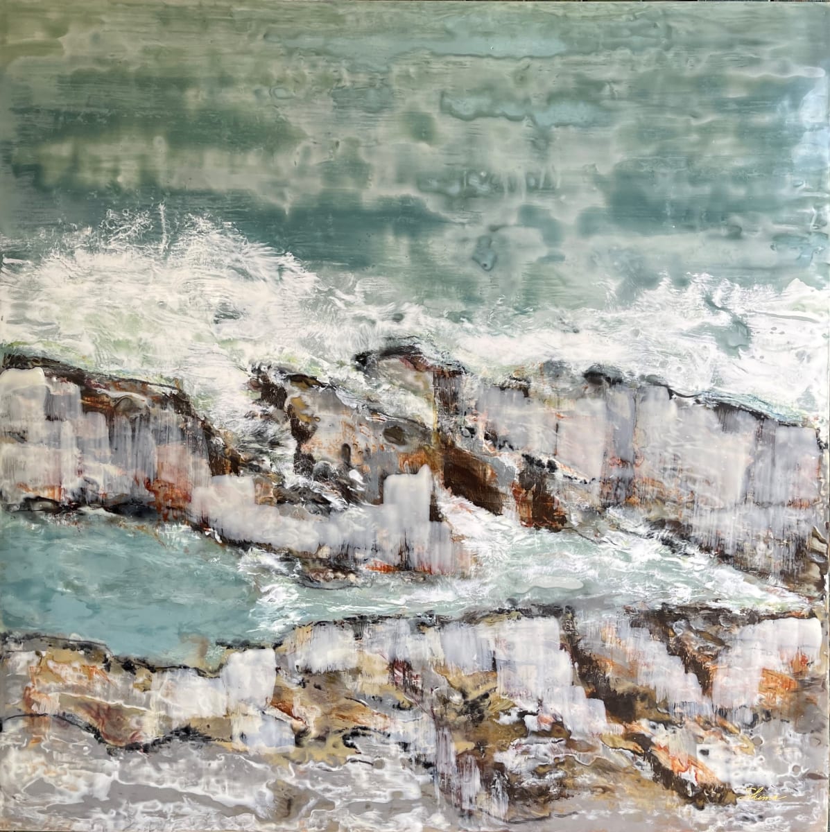 The Sea's Onrush by Shima Shanti, Image 1.