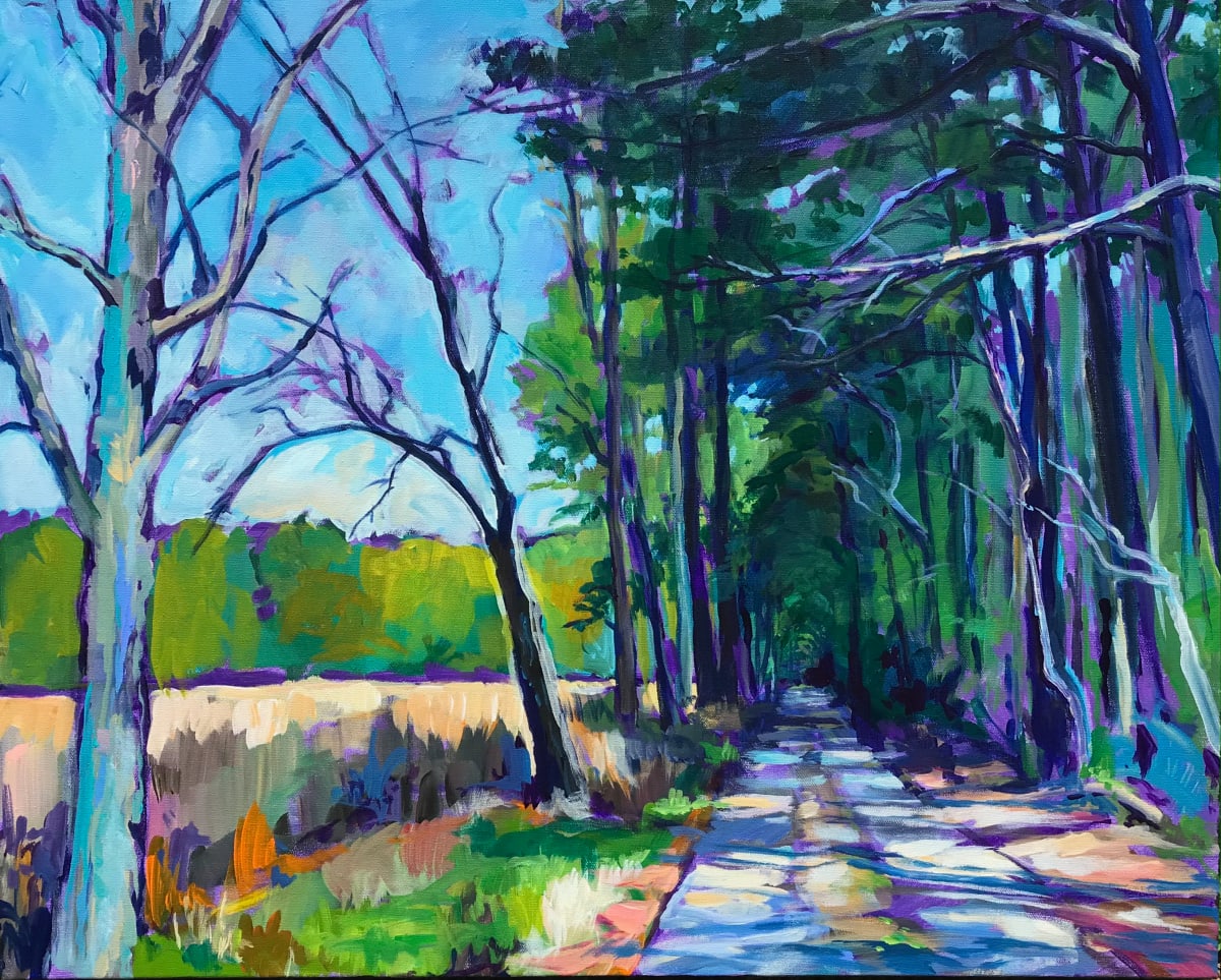 Field's Edge  Image: Honorable Mention winner at the “Winter Blues” show at the RAL Art Center in February 2022.