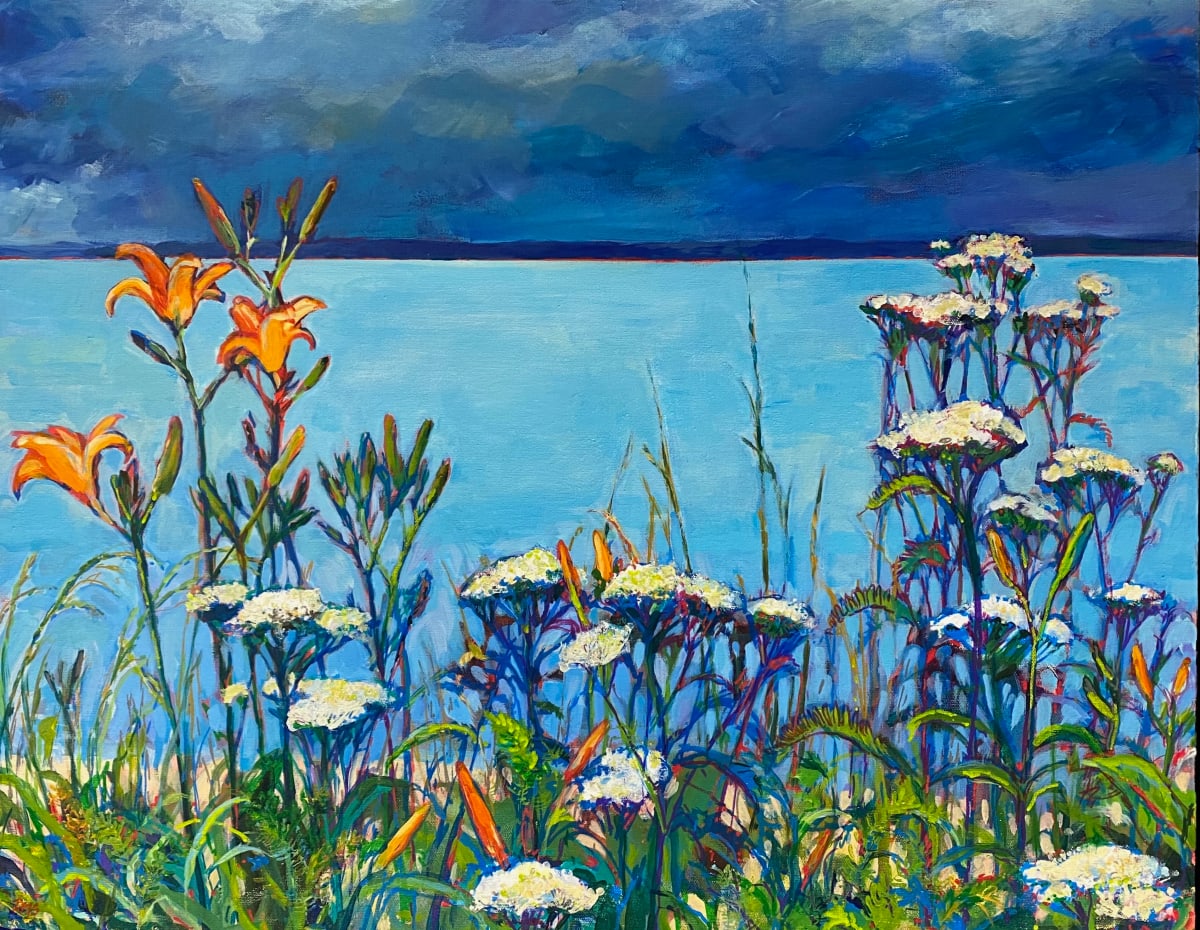 Before the Storm by Brenda M. Sylvia  Image: First Place winner in the Flora and Fauna Exhibition at the RAL Art Center April 2022 show. 