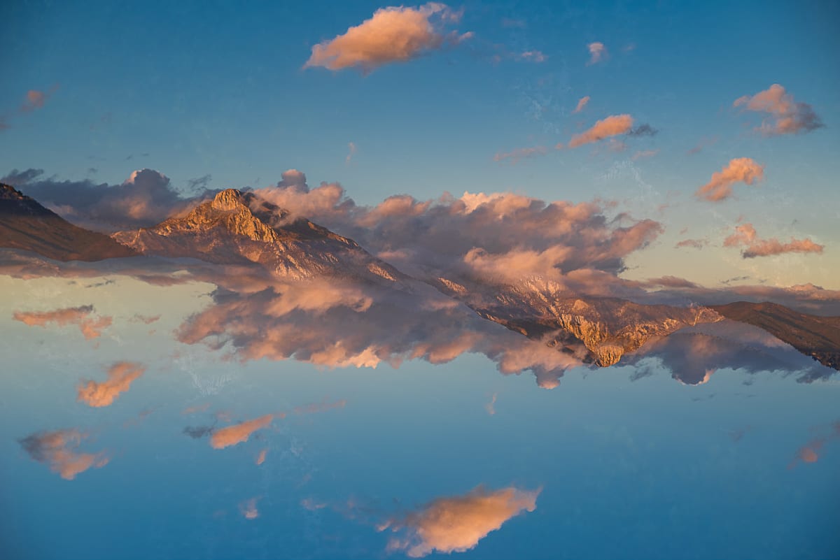 DOLCEACQUA #23 by Robin Vandenabeele  Image: Sunset over the mountains near Dolceacqua in the Imperia region in Italy.