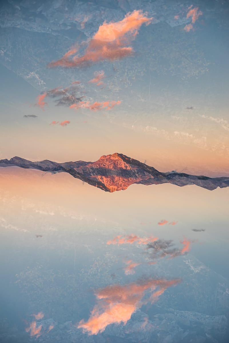 DOLCEACQUA #32 by Robin Vandenabeele  Image: Sunset over the mountains near Dolceacqua in the Imperia region in Italy.
