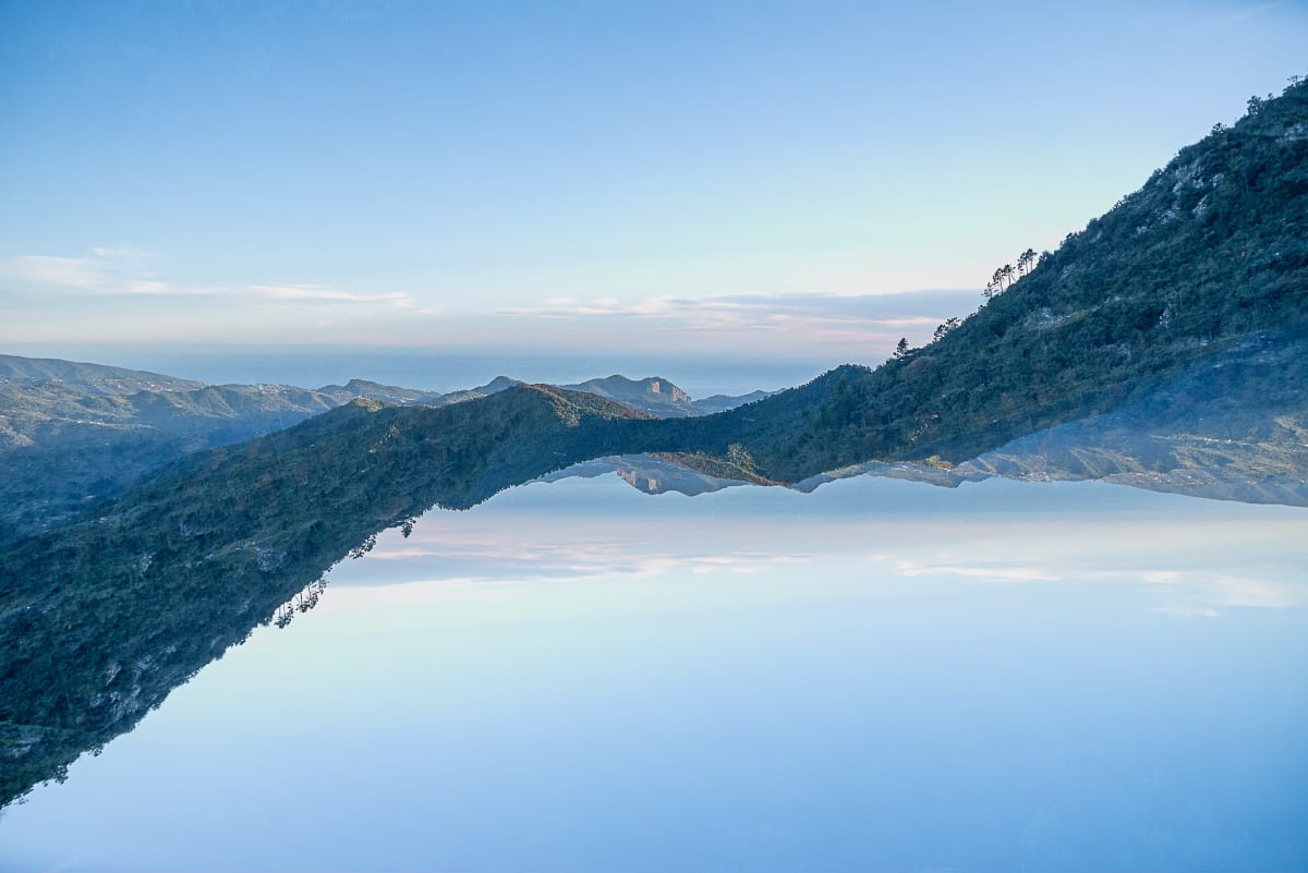 DOLCEACQUA #35 by Robin Vandenabeele  Image: View over the mountains near Dolceacqua in the Imperia region in Italy.