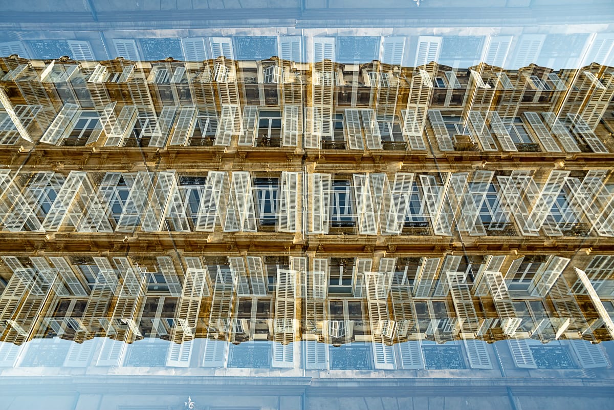 MARSEILLE #36 by Robin Vandenabeele  Image: Apartment blocks, Marseille, France.