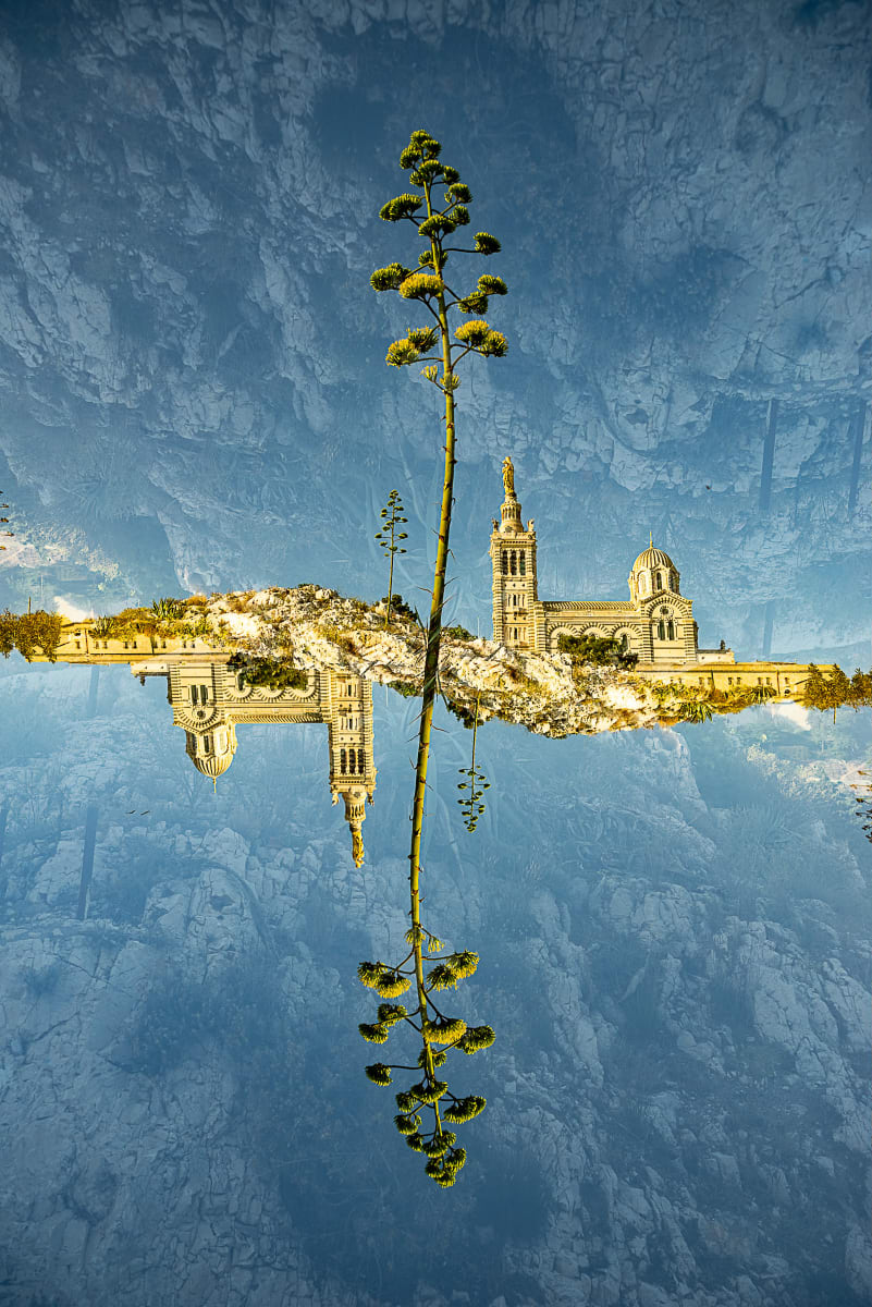MARSEILLE #47 by Robin Vandenabeele  Image: Basilique Notre-Dame de la Garde of Marseille, France.