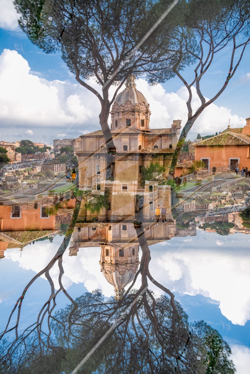 ROME #19 by Robin Vandenabeele  Image: The Chiesa Santi Luca e Martina Martiri church on Palatine hill in Rome, Italy.