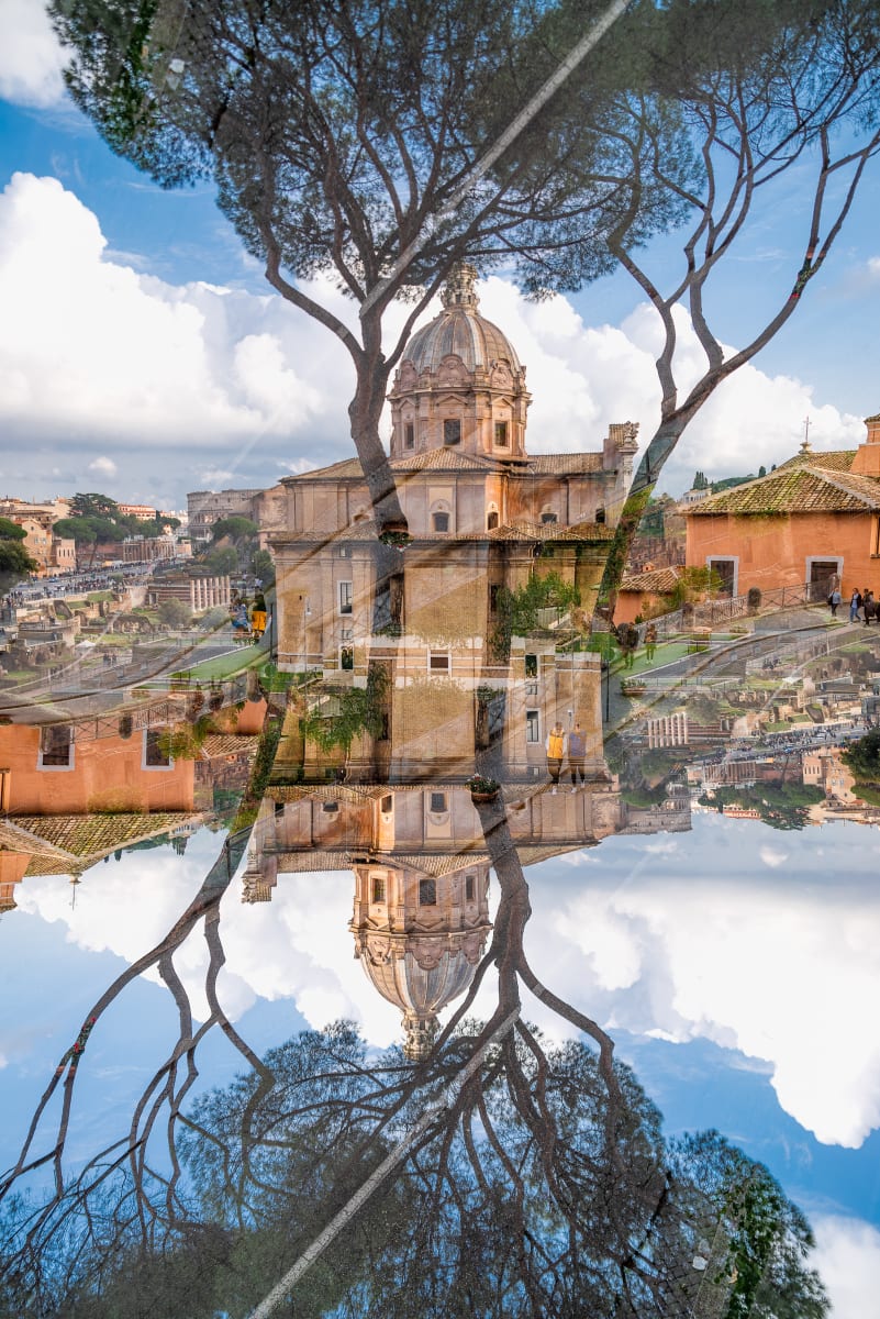 ROME #19 by Robin Vandenabeele  Image: The Chiesa Santi Luca e Martina Martiri church on Palatine hill in Rome, Italy.