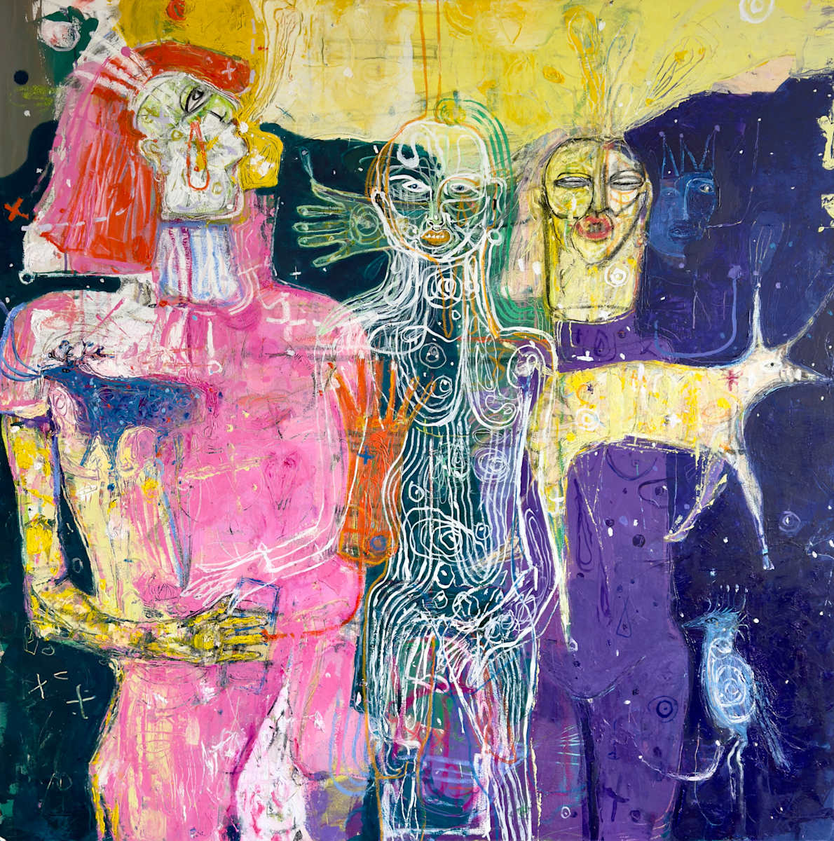 Esprits dans mon atelier by Yvan Genest, Image 1.