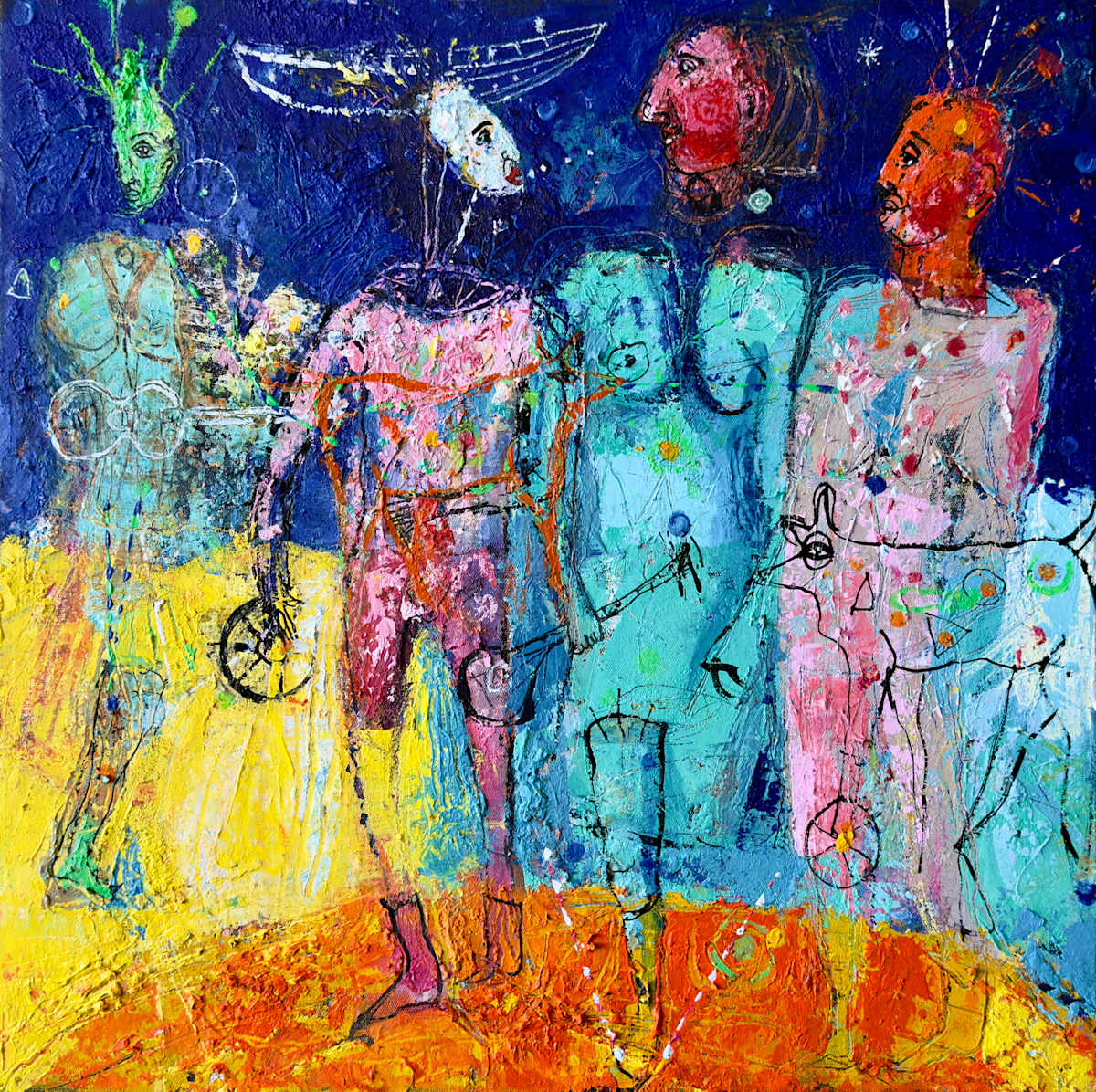 Les baladins de la nuit by Yvan Genest, Image 1.