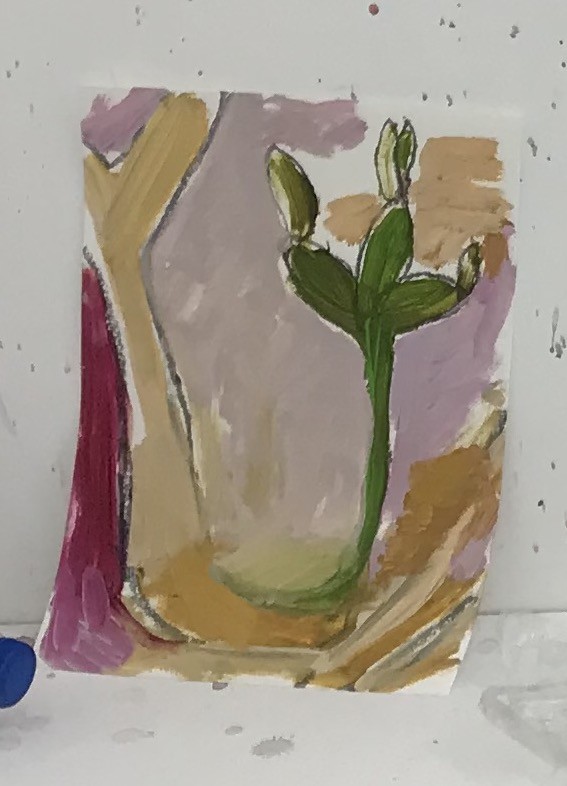 Cactus Mauve Gold by Kate Owen 