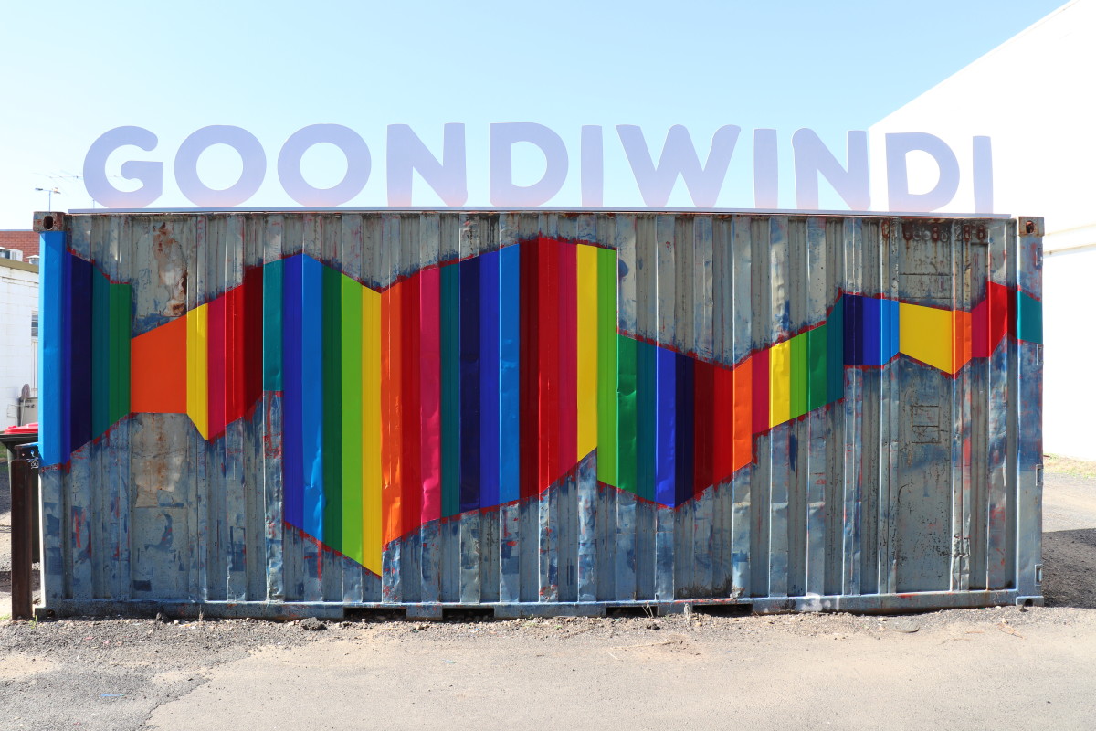 Container Lanescape Goondiwindi by Kate Owen 