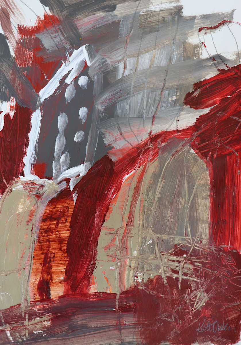Rust House Cactus I by Kate Owen, Image 1.