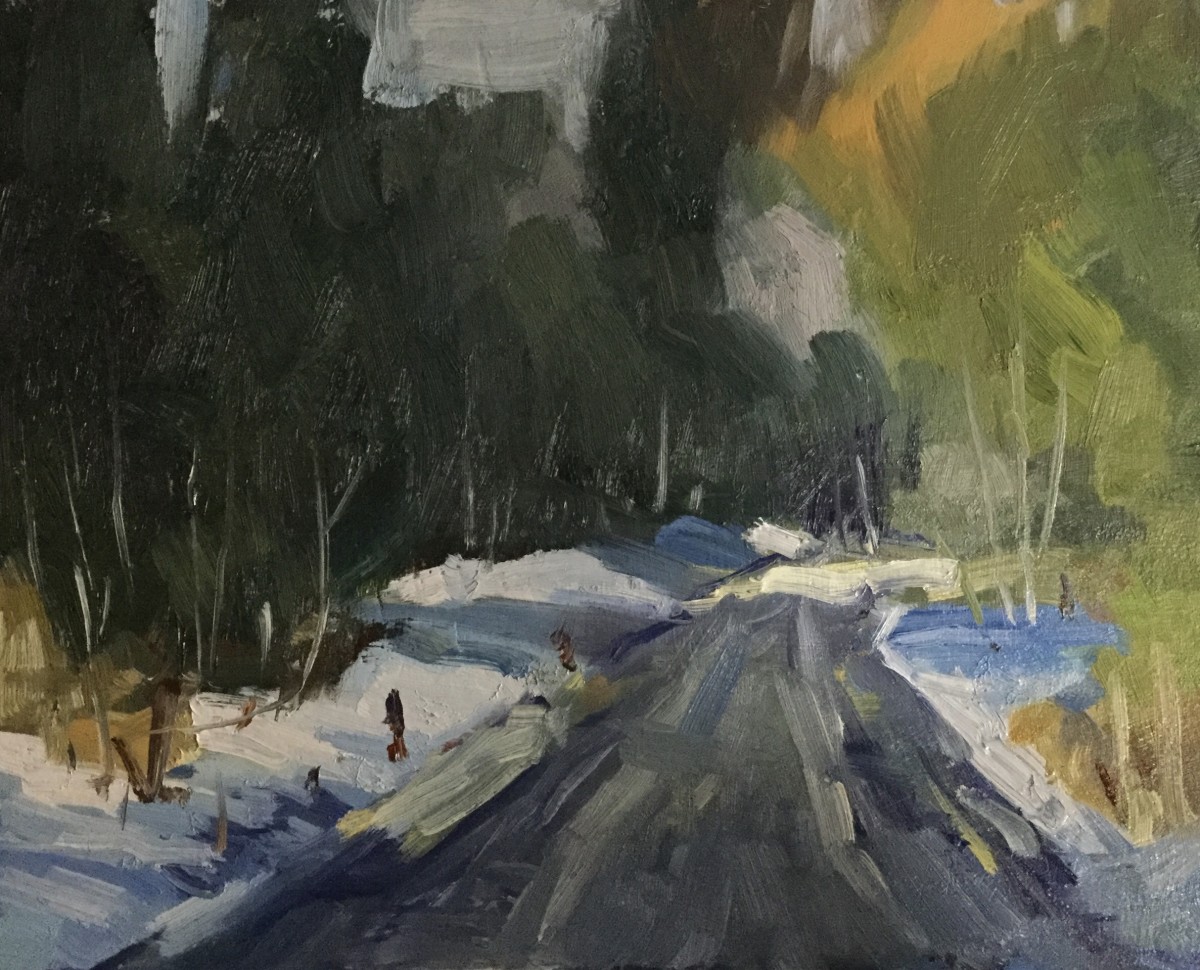 Winter Road by karen pedersen 