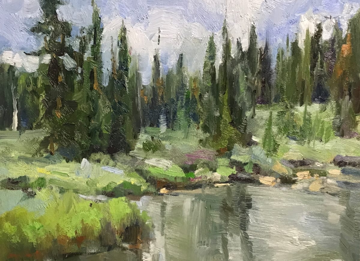 Fishing Pond by karen pedersen 