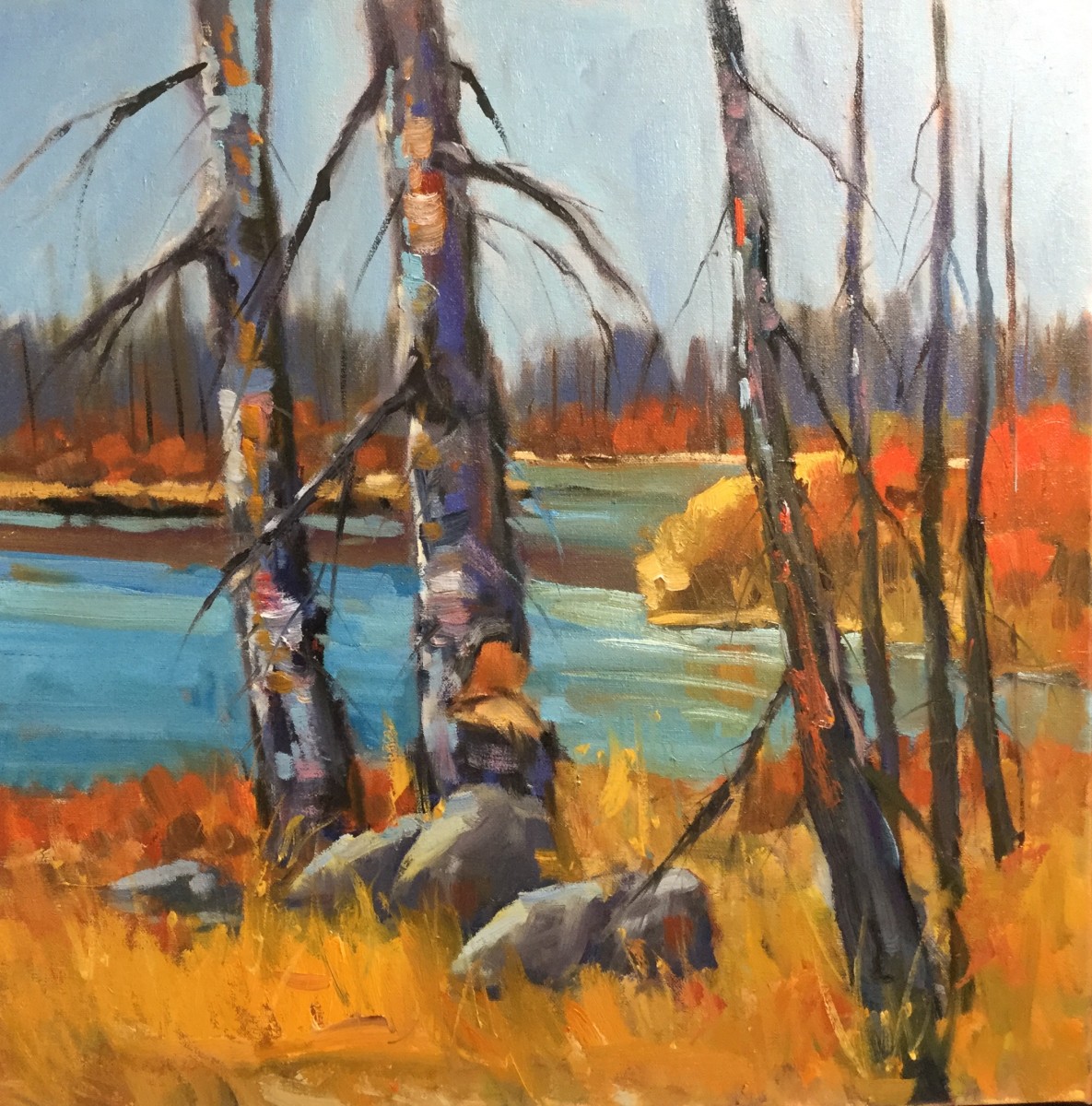 The Beaver Pond by karen pedersen 