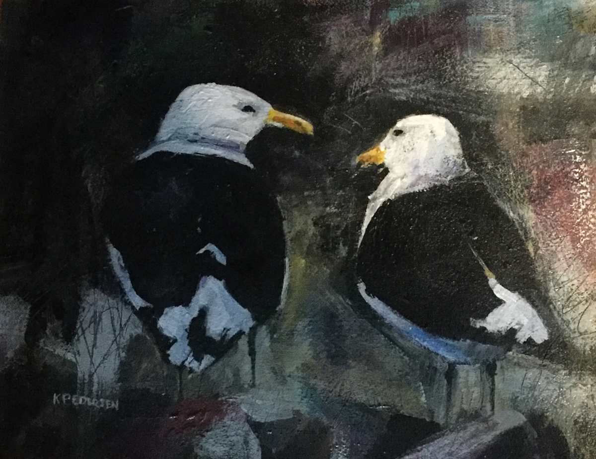 Gulls by karen pedersen 