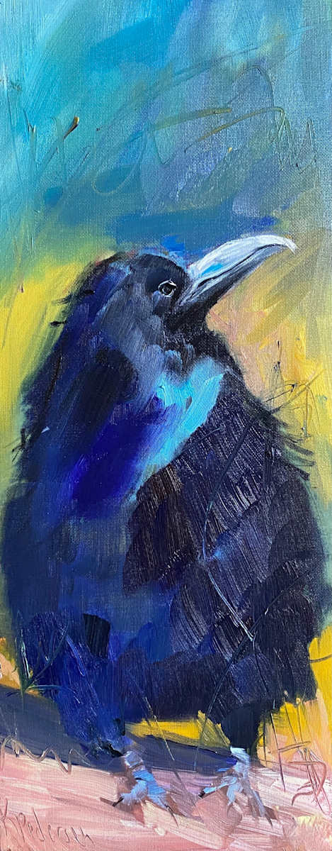 Raven baby by karen pedersen 