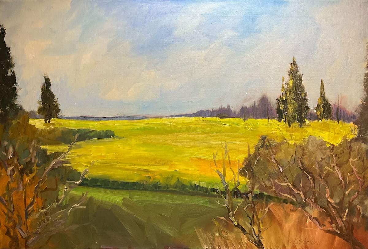 Golden View by karen pedersen 