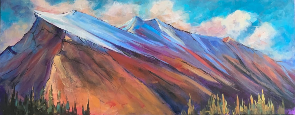 Mount Rundle, Banff by karen pedersen 