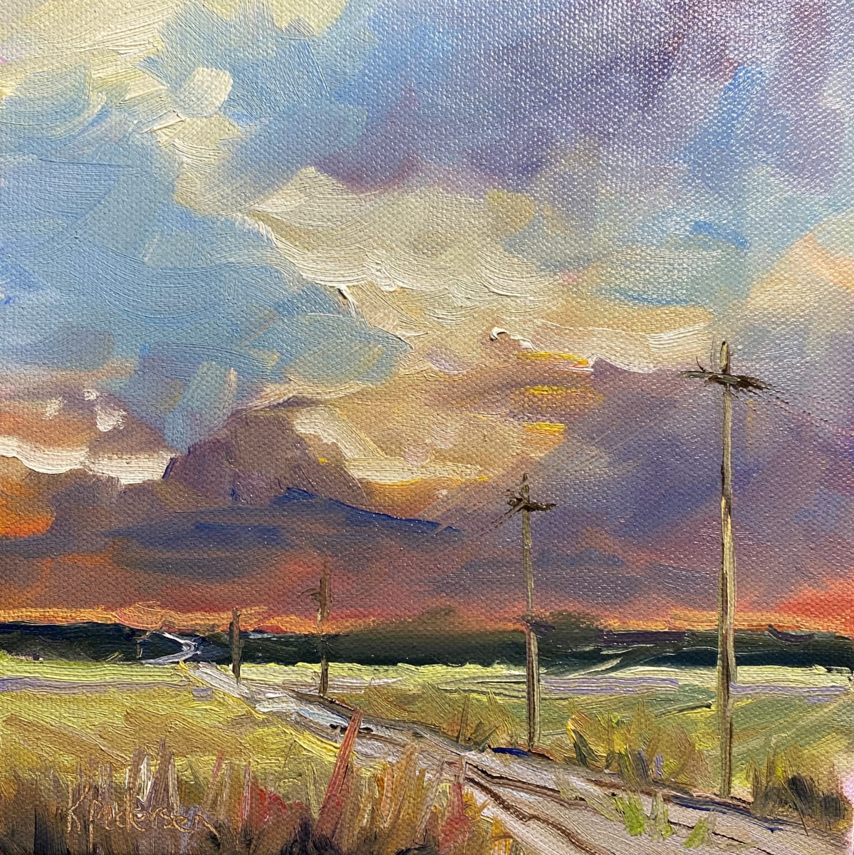 Down a Country Road by karen pedersen 