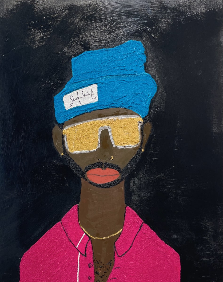 Untitled (self portrait) by Josef Isaiah Keyes 