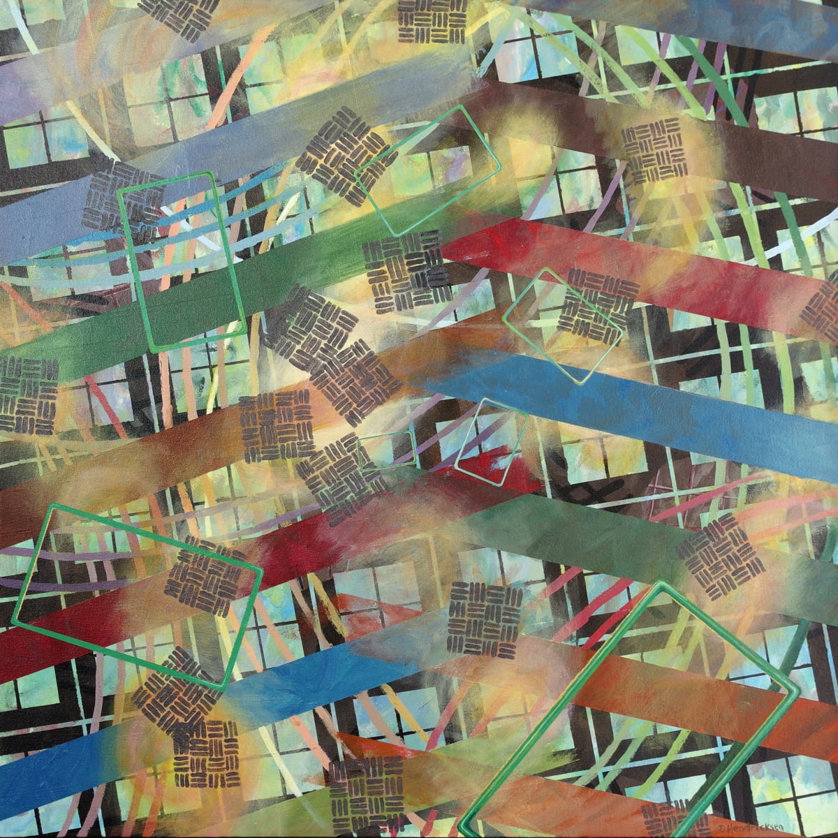 Urban Vortex by Daniel Hendricksen  Image: Completed painting - August 26, 2023