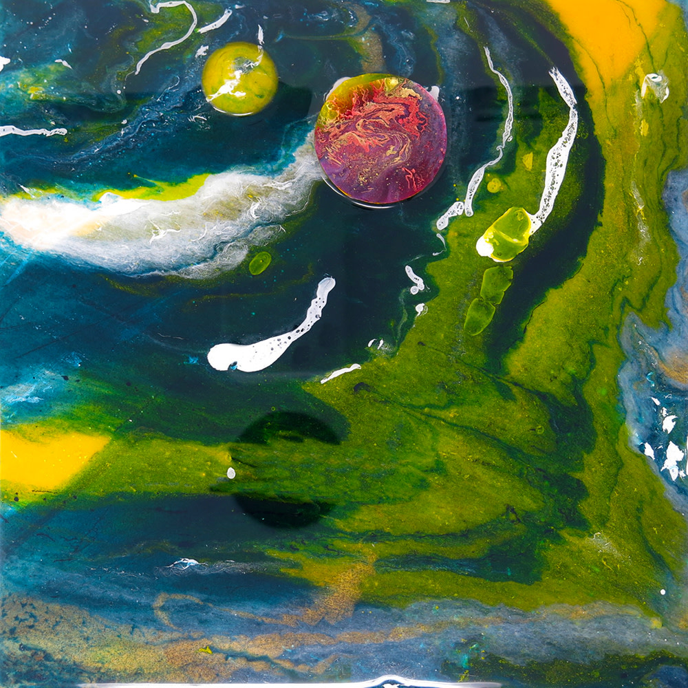 Turquoise Clouds by Jennifer Brewer Stone, Image 1.