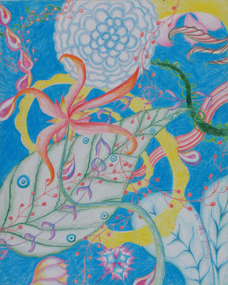 Jungle Flowers II by Jennifer Brewer Stone 