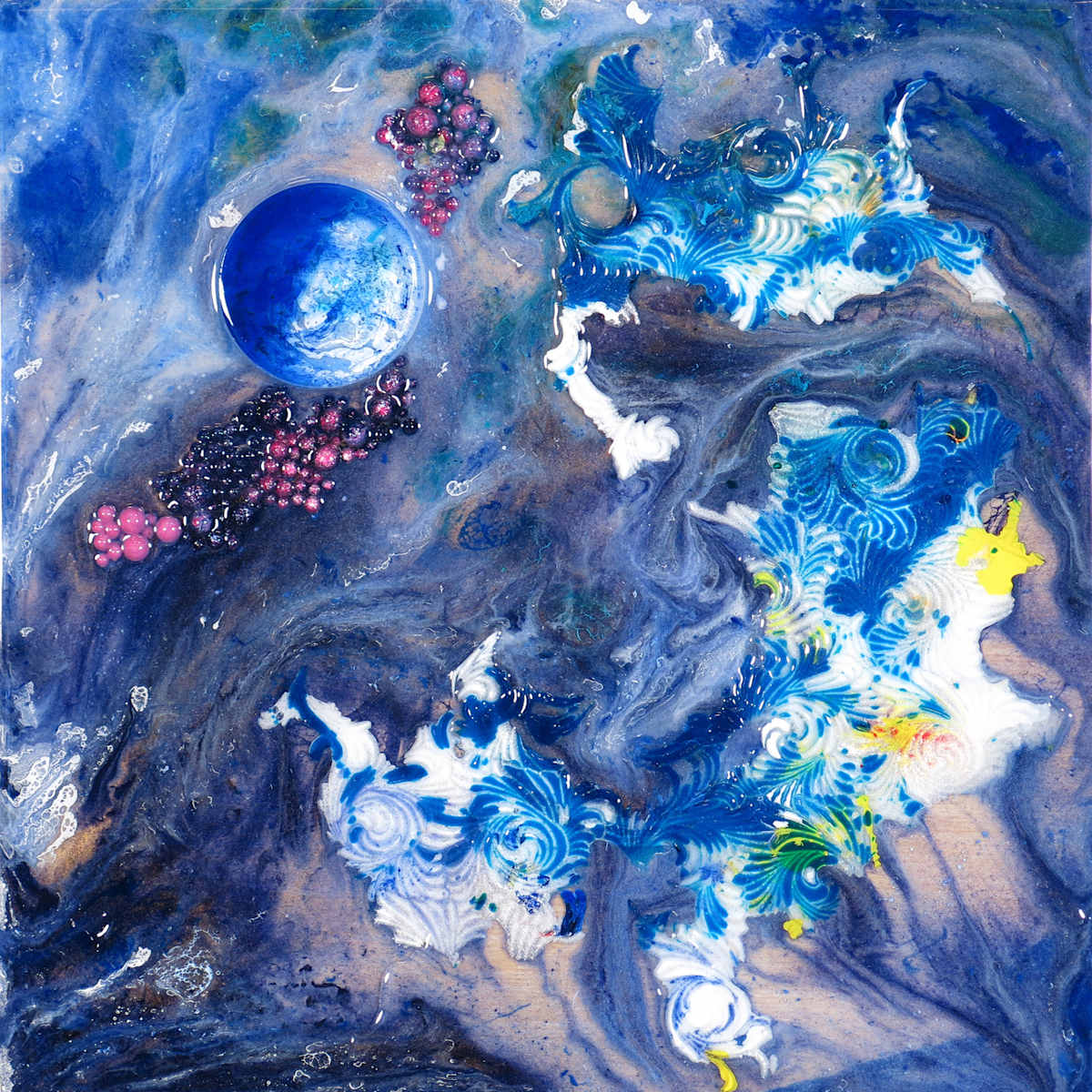 Purple-Silver Dreams by Jennifer Brewer Stone 