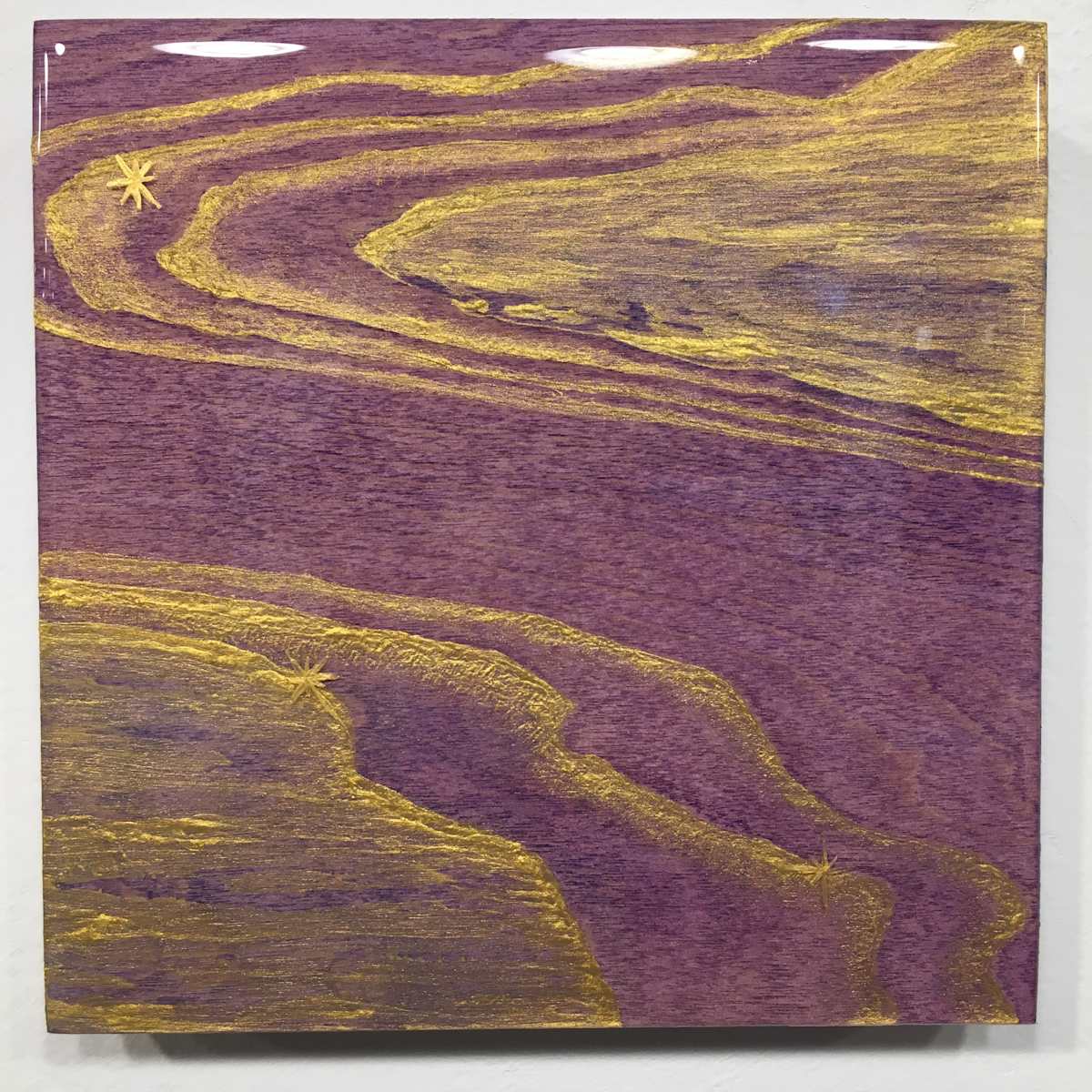 Purple Ebbs by Jennifer Brewer Stone 