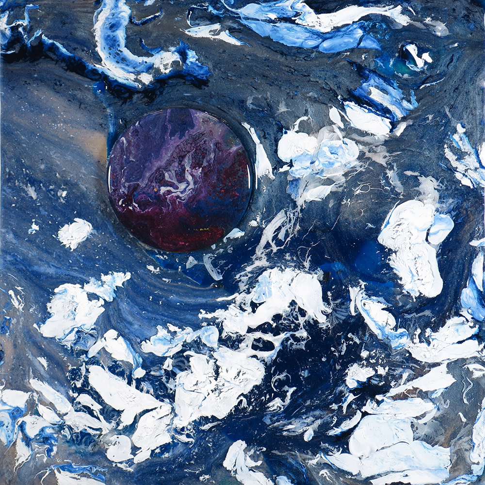 Silver Icebergs by Jennifer Brewer Stone 