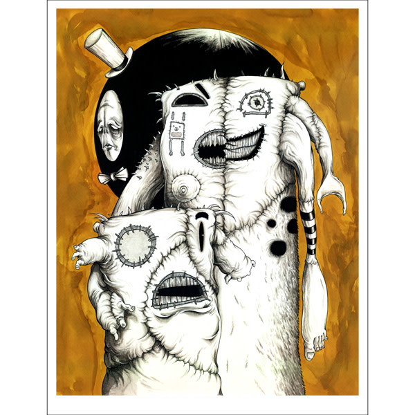 "Super Best Friends" by Alex Pardee 