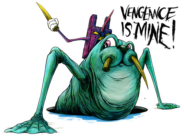 "Walrus Rider" by Alex Pardee 