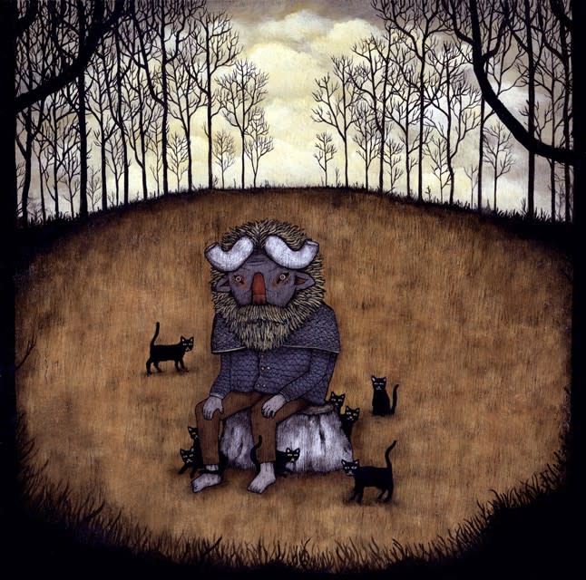 "A Noble Leader Exiled, Hornless and Shamed" by Andy Kehoe, Image 1.