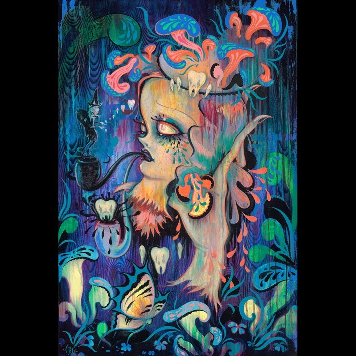 "Constant Haunting" by Camille Rose Garcia, Image 1.