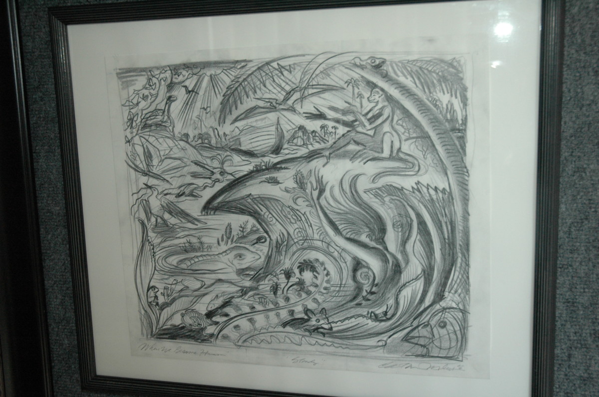 "When we became human study" by Cathie Bleck, Image 1.