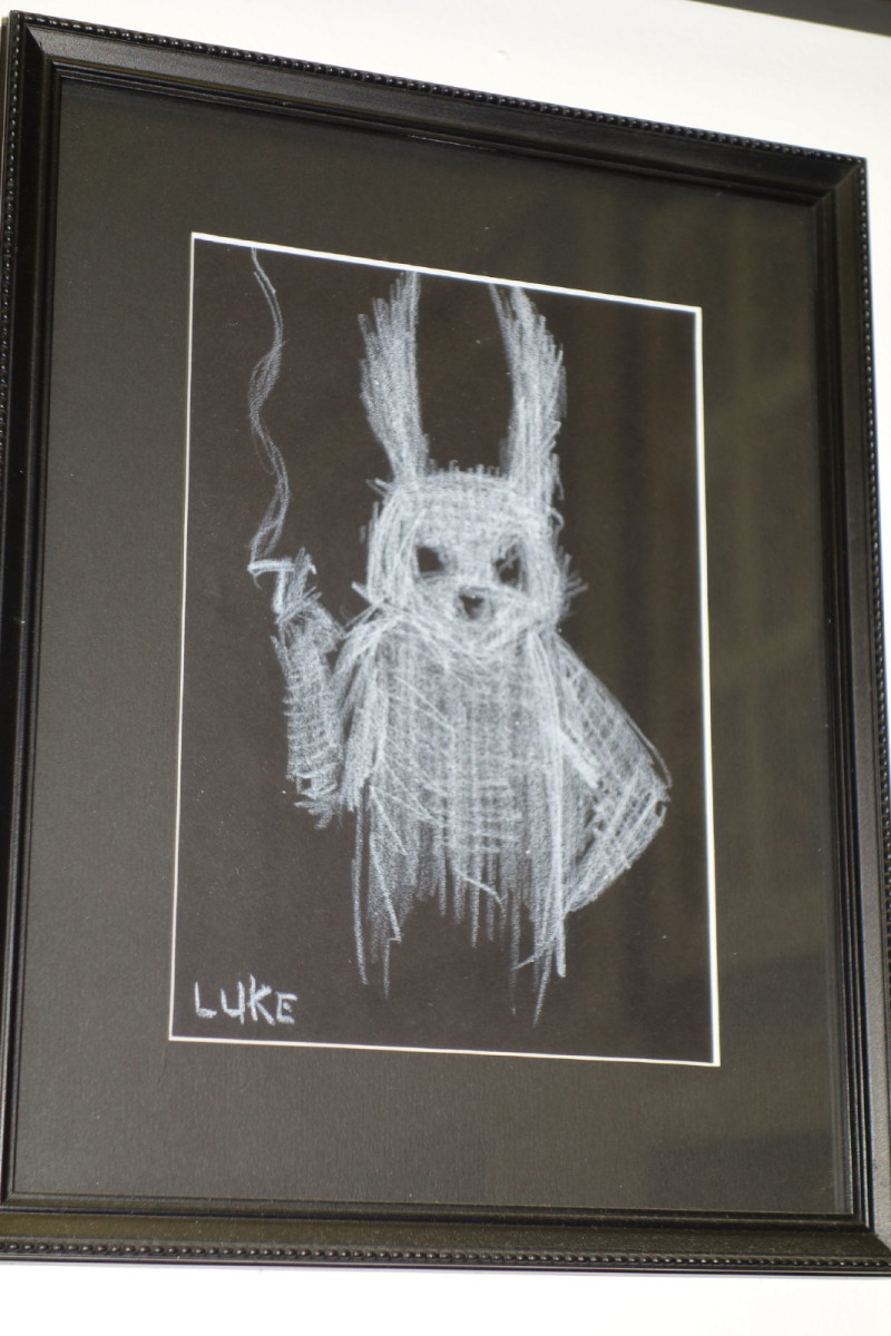 smoking bunny by Luke Chueh 