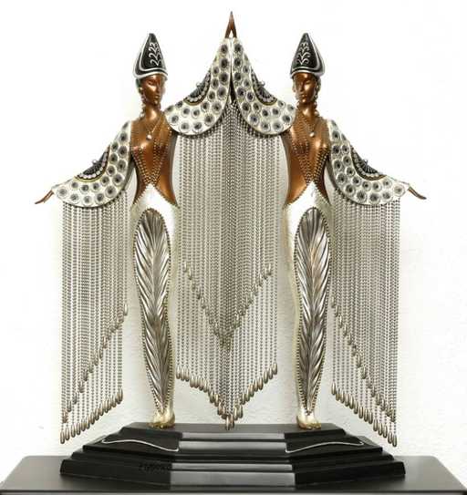 Erte_Les_Bijoux_De_Perle_bronze_sculpture_ofdbch_14 by Erte 